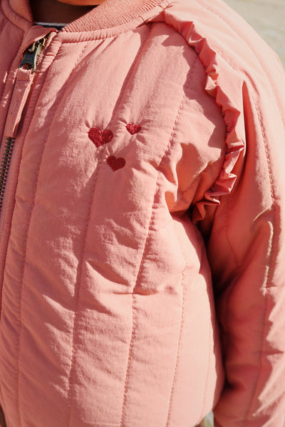 [Konges slojd] Juno Frill Bomber Jacket - Canyon Rose