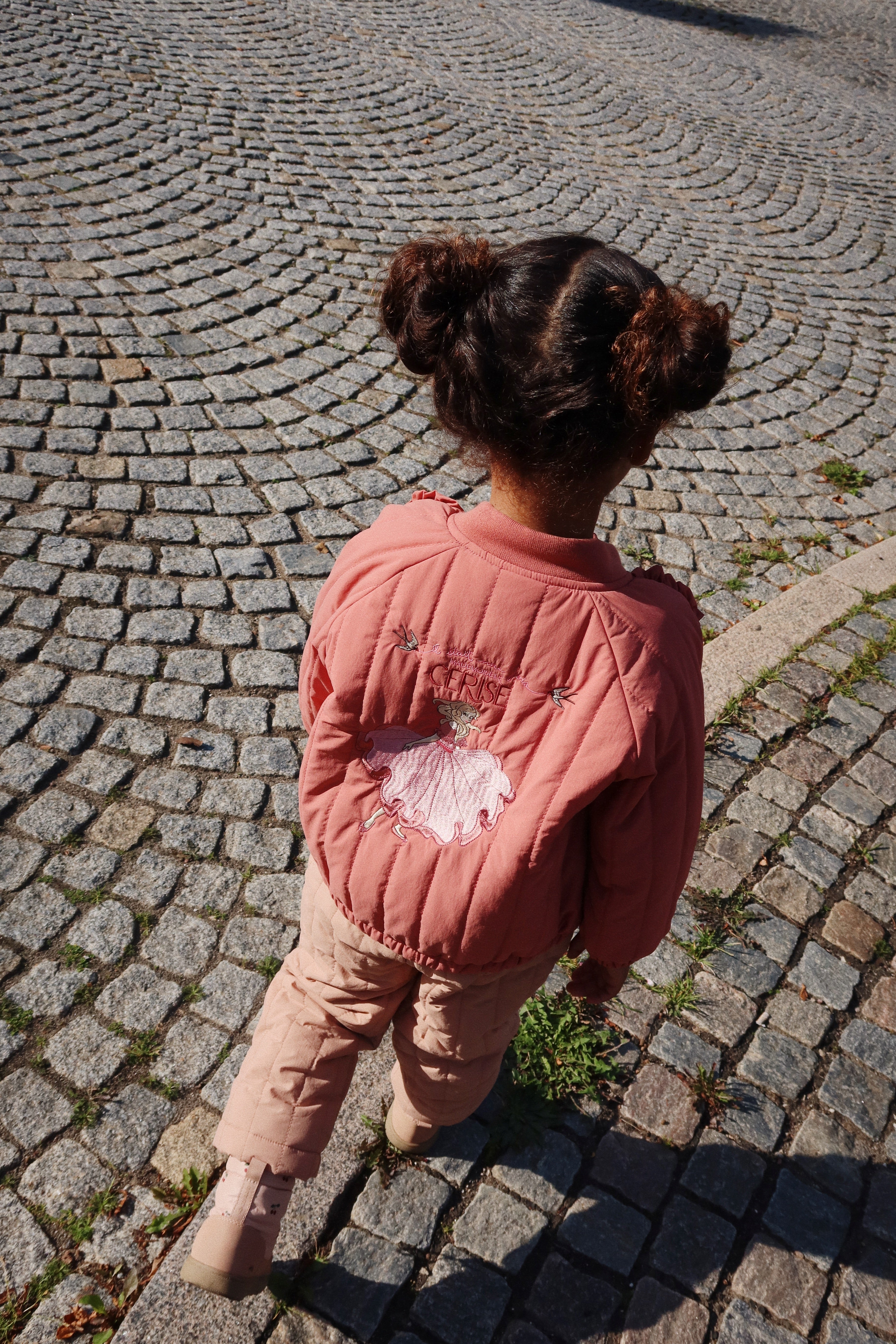 Konges slojd] Juno Frill Bomber Jacket - Canyon Rose – Happy