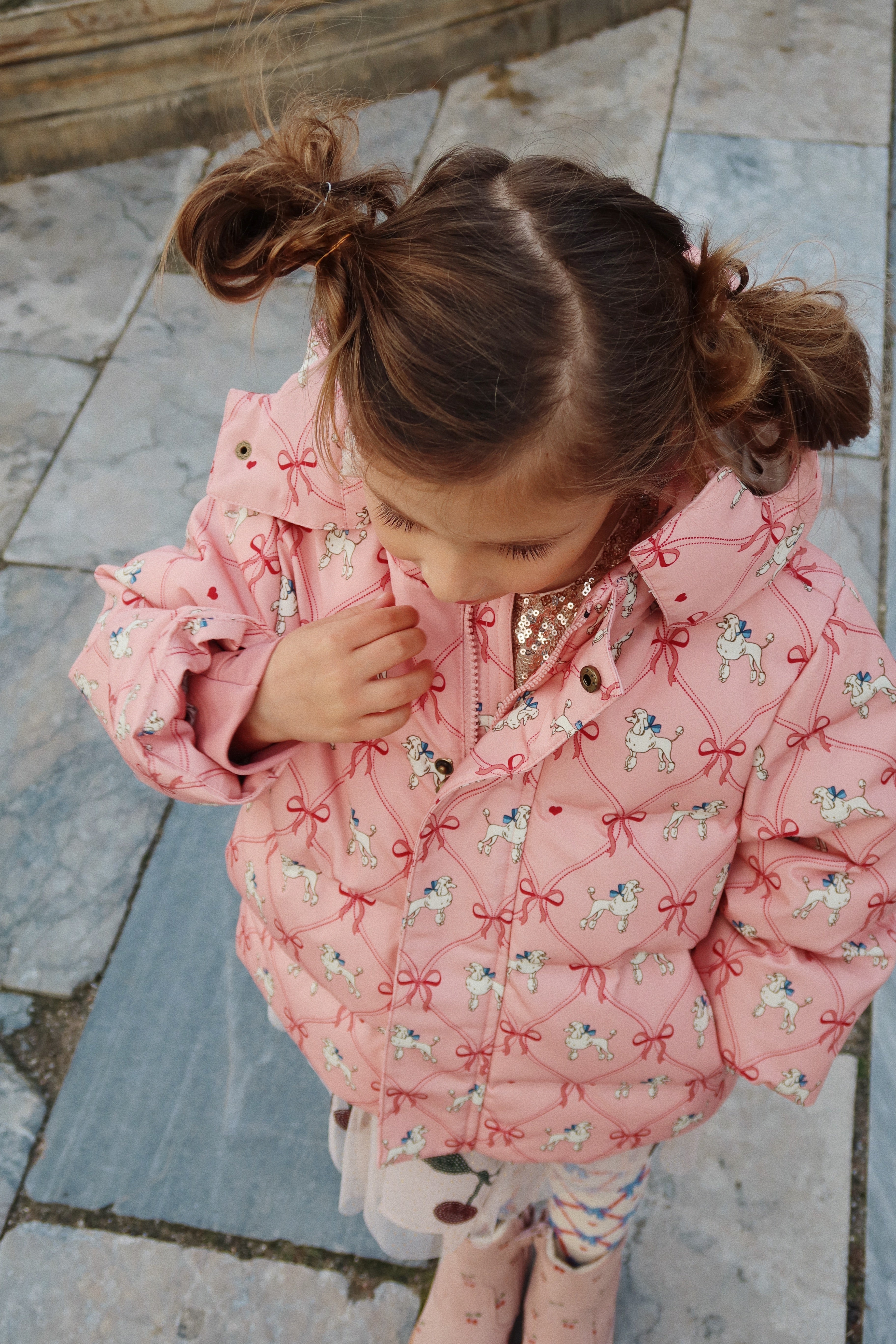 新品タグ付Konges slojd いちご柄ダウン 3才 Konges slojd] Magnum Down Jacket GRS - Poodle – Happy little attic