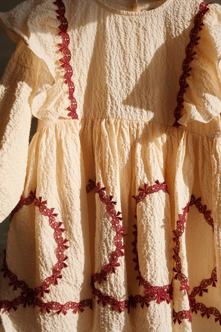 [Konges slojd] Fee Dress GOTS - Buttercream