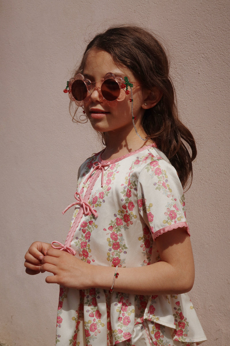 [Konges Sloejd] Sunglasses Bead Chain Cherry - Multi