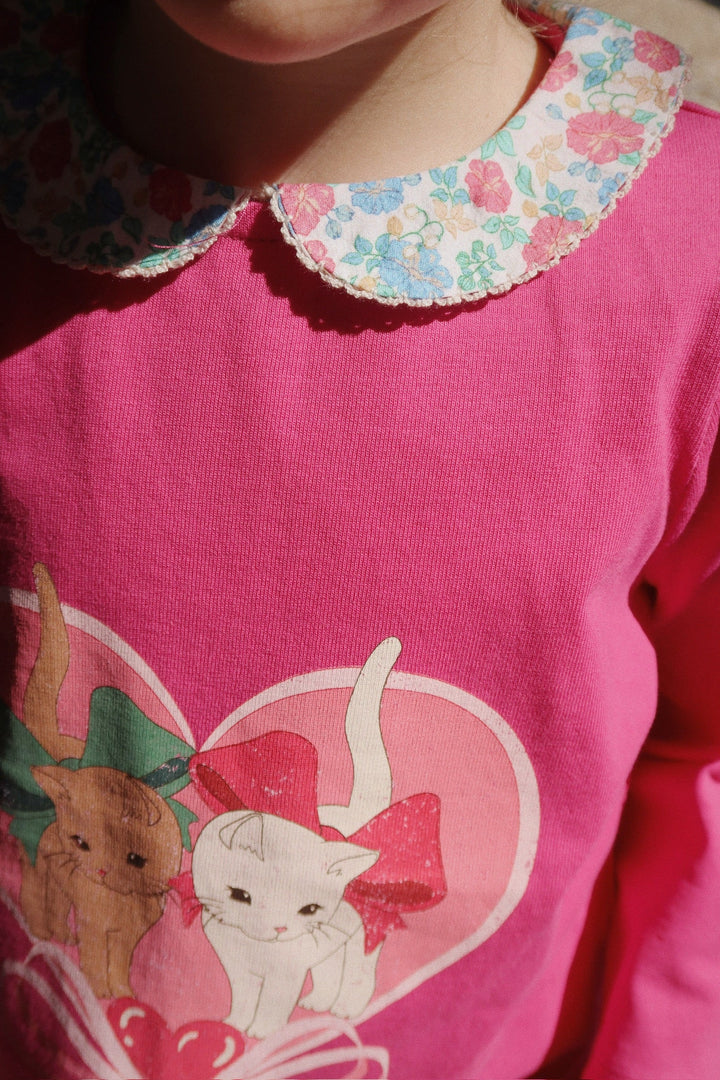 [Konges slojd] Babette Blouse GOTS - Viva Magenta