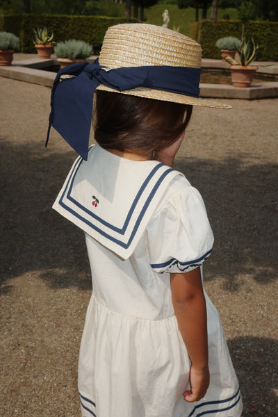 [Konges slojd] Allie Sailor Dress GOTS - Optic White