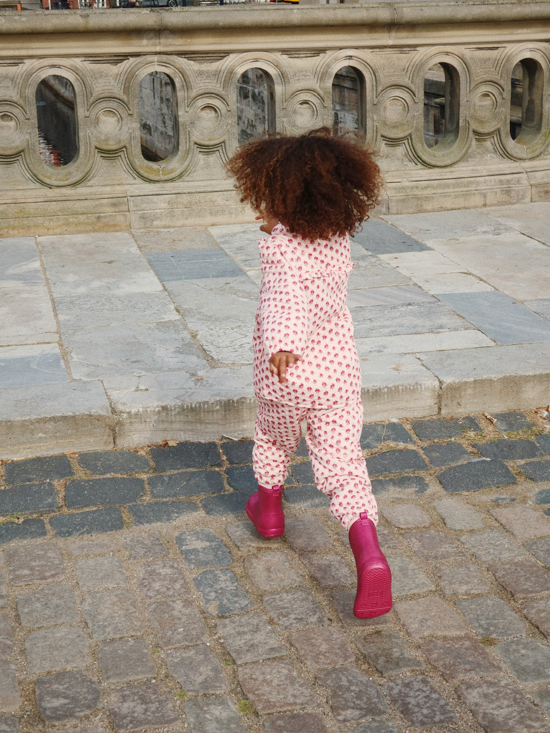 [Konges slojd] Luc Lightweight Glitter Rain Boots - Sangria