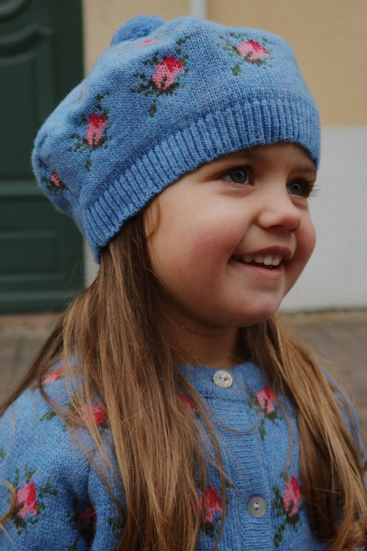 [Konges slojd] Belou Knit Beret - Rosie Shades