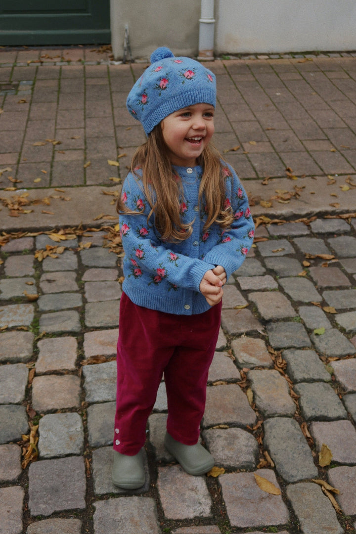 [Konges slojd] Belou Knit Beret - Rosie Shades