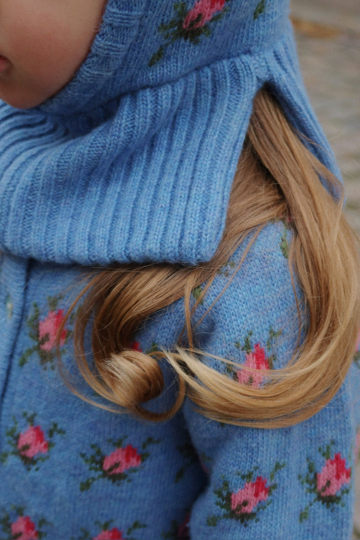 [Konges slojd]Belou Knit Collar Cardigan - Rosie Shade