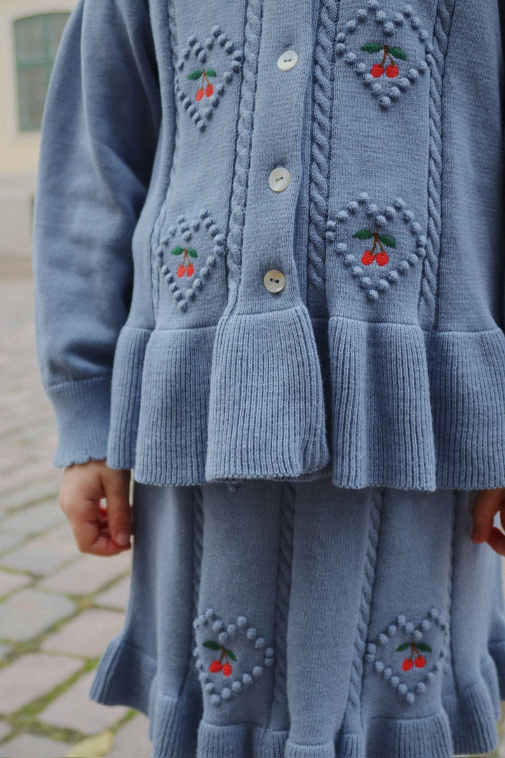 [Konges slojd] Soleil Cardigan Gots - Country Blue