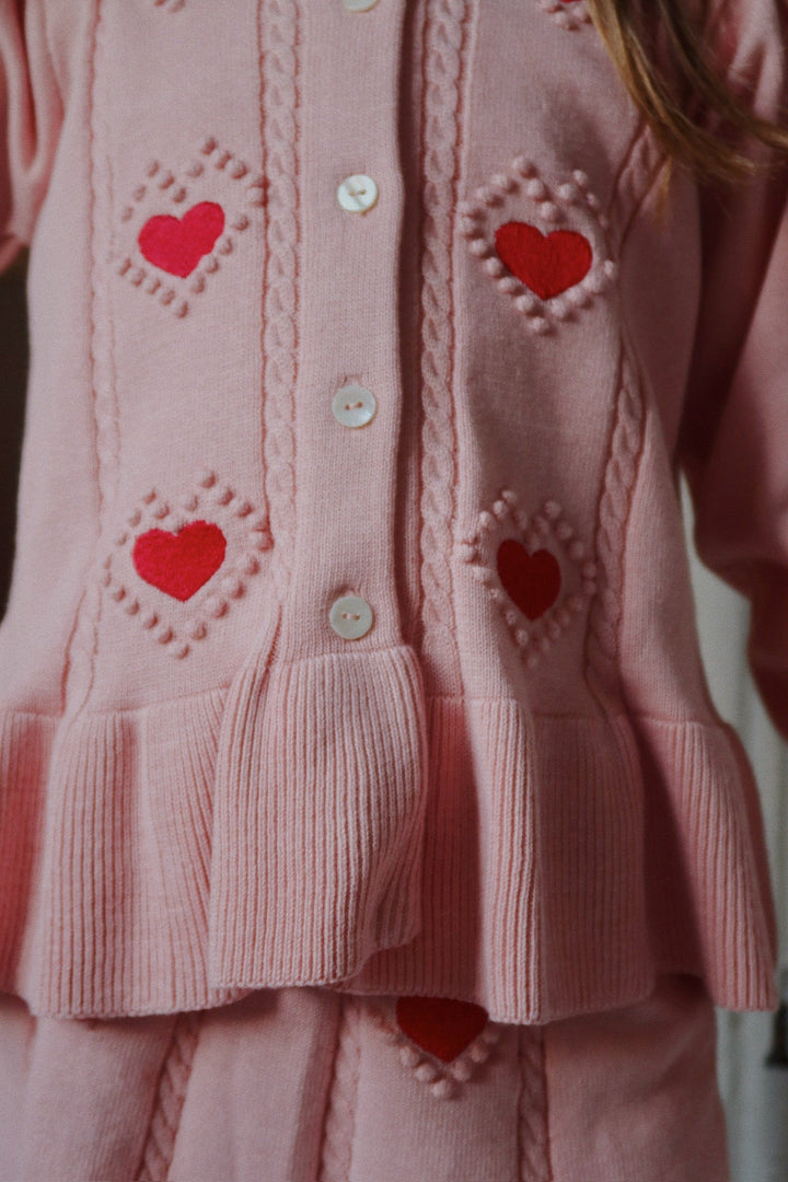 [Konges slojd] Soleil Cardigan Gots - Silver Pink