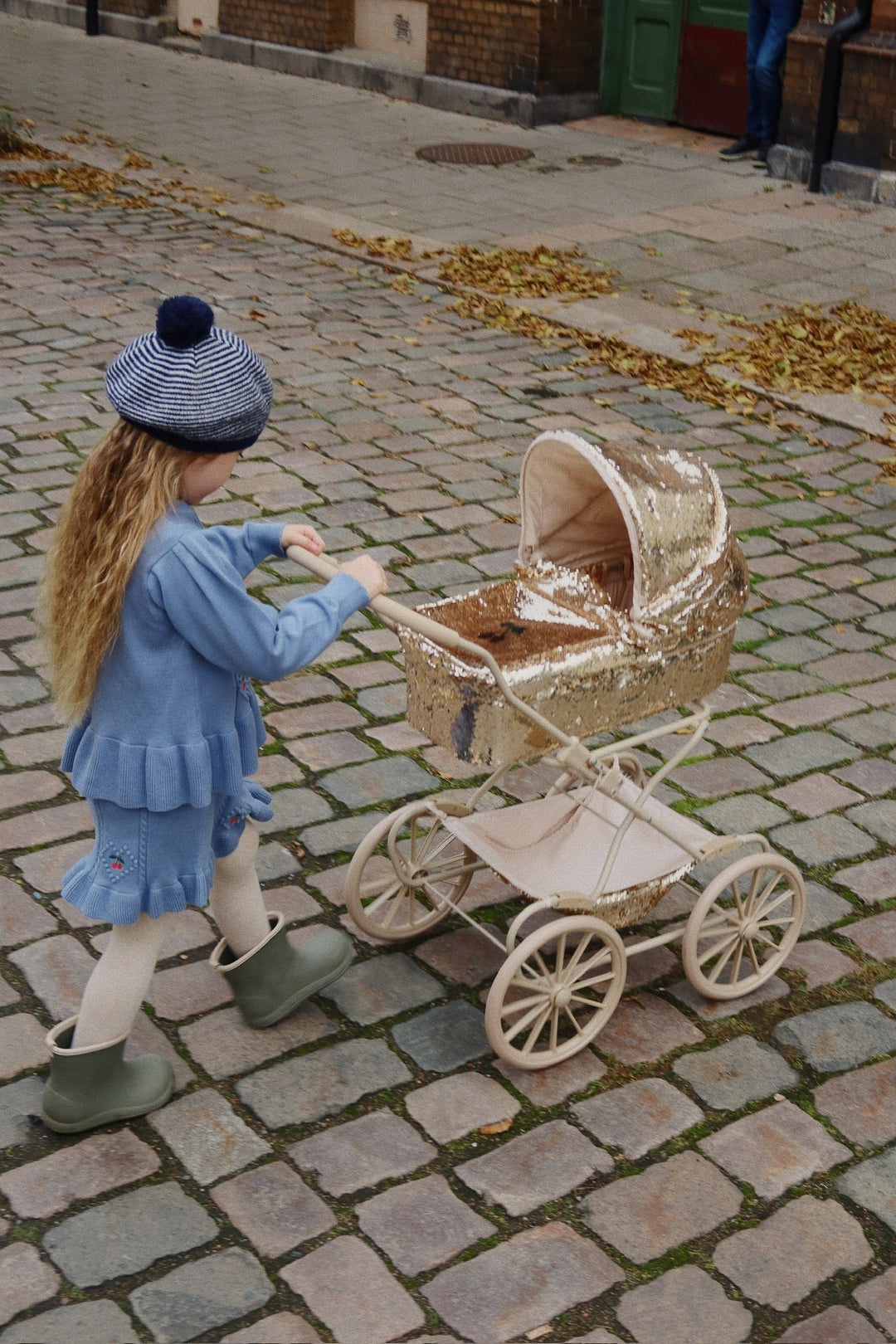 [Konges slojd] Soleil Cardigan Gots - Country Blue
