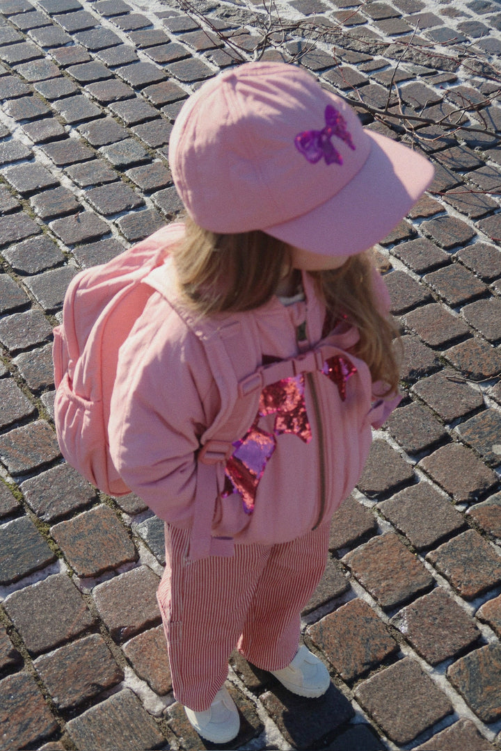 [Konges slojd] Juno Quilted Sequin Backpack - Rose