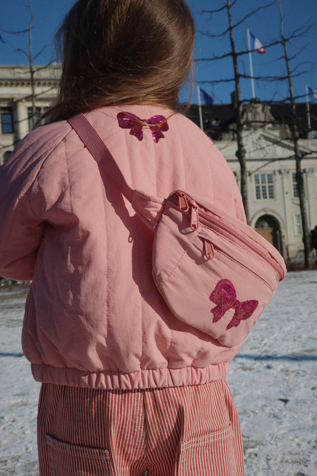 [Konges slojd] Juno Sequin Bomber Jacket - Rosette