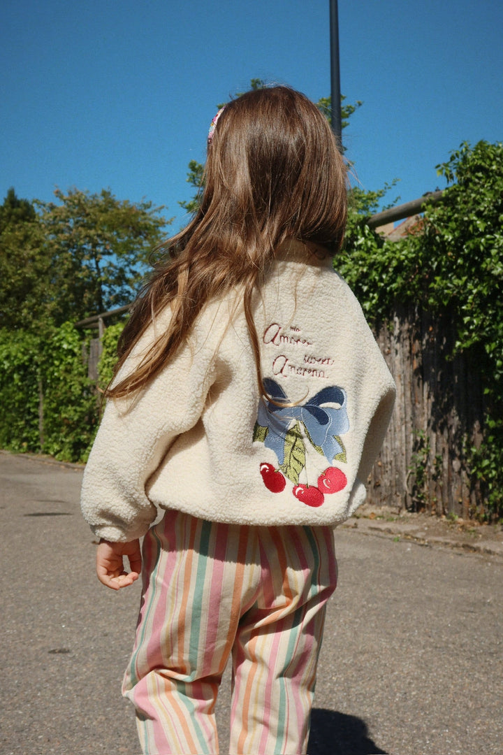 [Konges slojd] Jazz Teddy Jacket - White Smoke