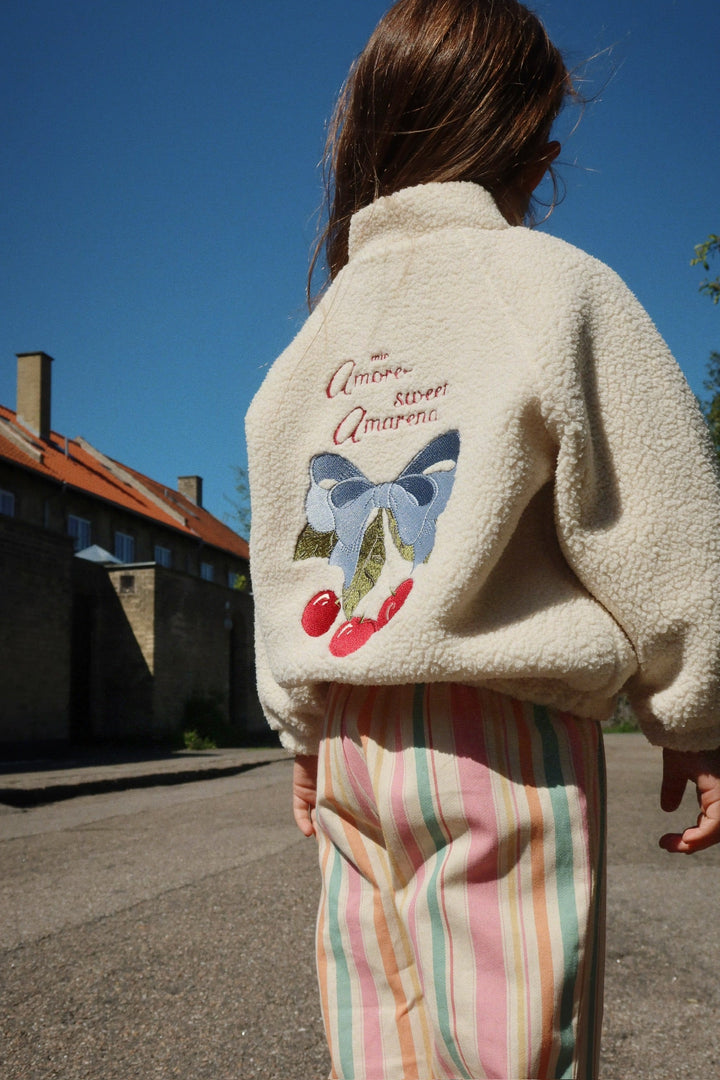 [Konges slojd] Jazz Teddy Jacket - White Smoke