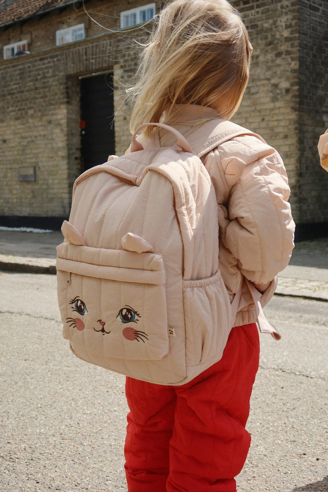[Konges slojd] Juno Kitty Backpack -Cameo Rose