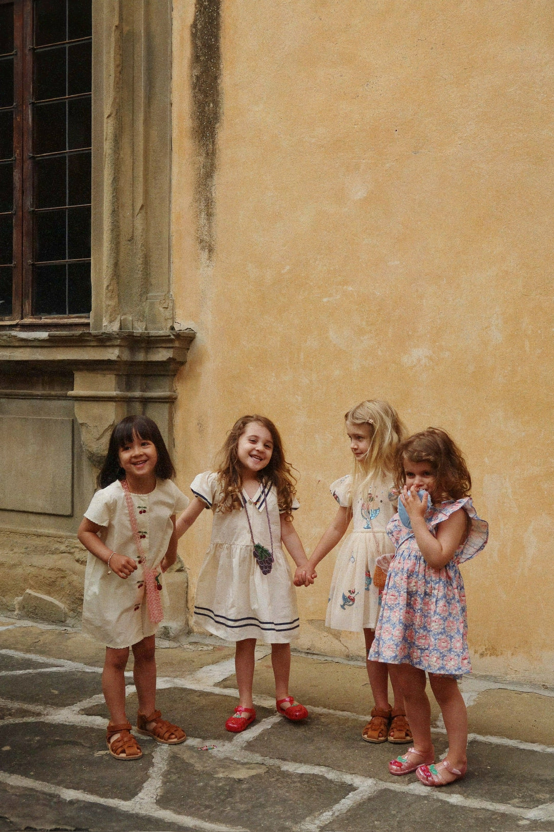 [Konges slojd] Kim Frill Dress GOTS - Snack Time