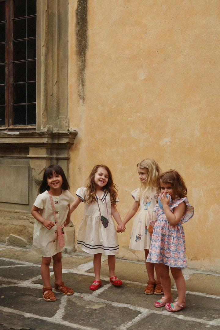 [Konges slojd] Kim Frill Dress GOTS - Snack Time