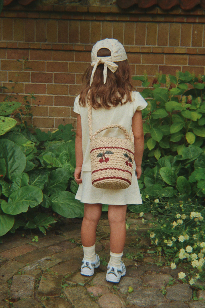 [Konges slojd]Ellie Bow Cap GOTS - Amour Stripe