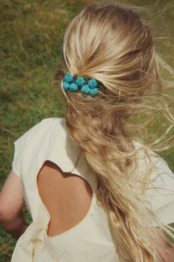 [Konges slojd]Hearly Dress GOTS - Sea Mist
