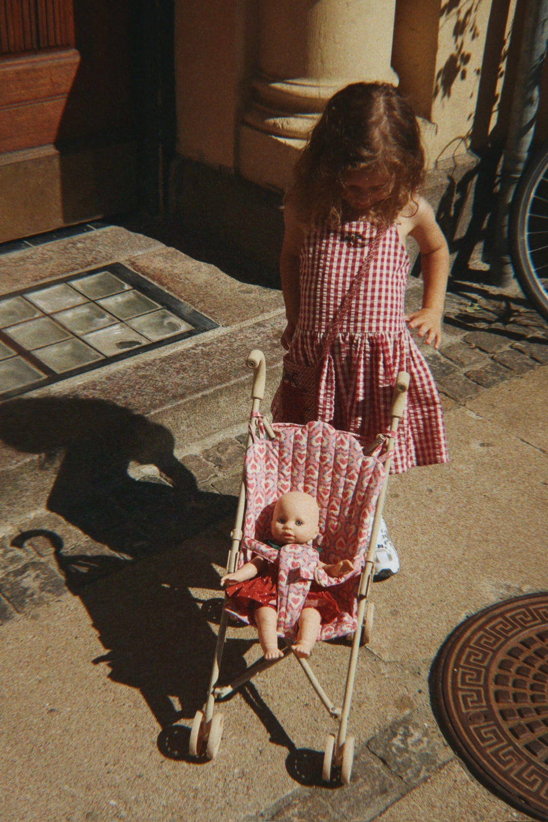 [Konges slojd]Isotta Dress GOTS - Raspberry Check