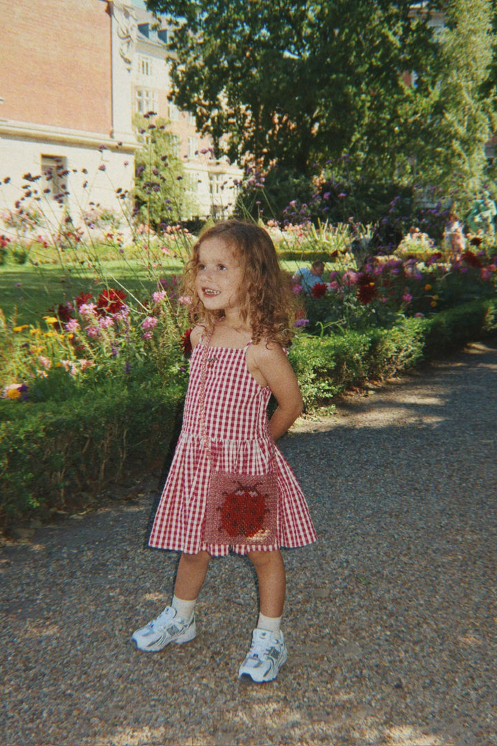 [Konges slojd]Isotta Dress GOTS - Raspberry Check