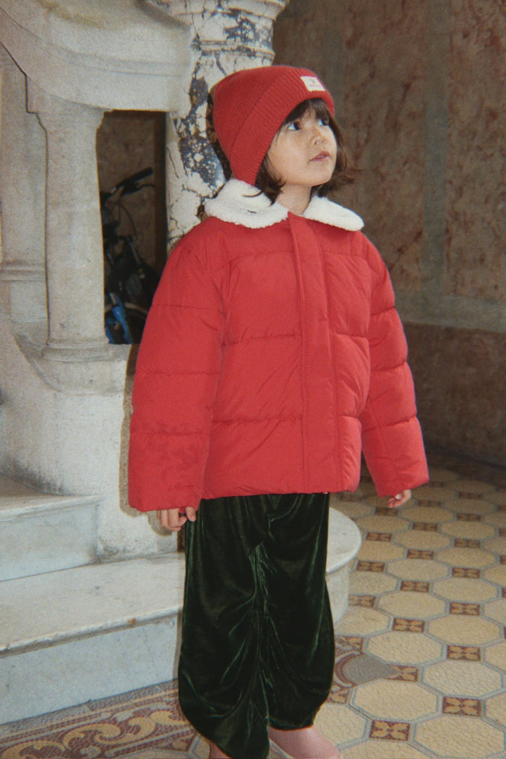 [Konges slojd]Alpi Collar Jacket - Cardinal