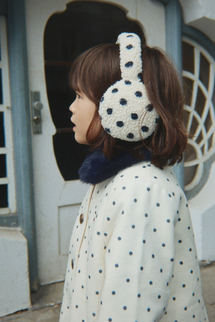 [Konges slojd]Jody Teddy Earmuffs GRS - Dot Lumiere