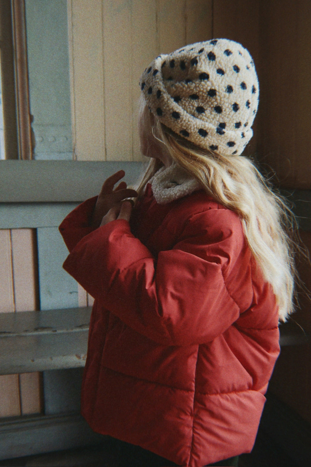 [Konges slojd]Alpi Collar Jacket - Cardinal