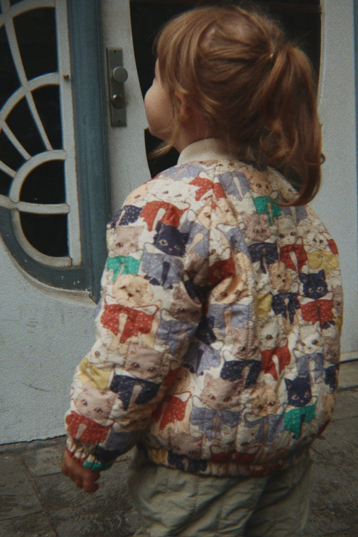 [Konges slojd]Juno Printed Bomber Jacket - Like Cats And Dogs