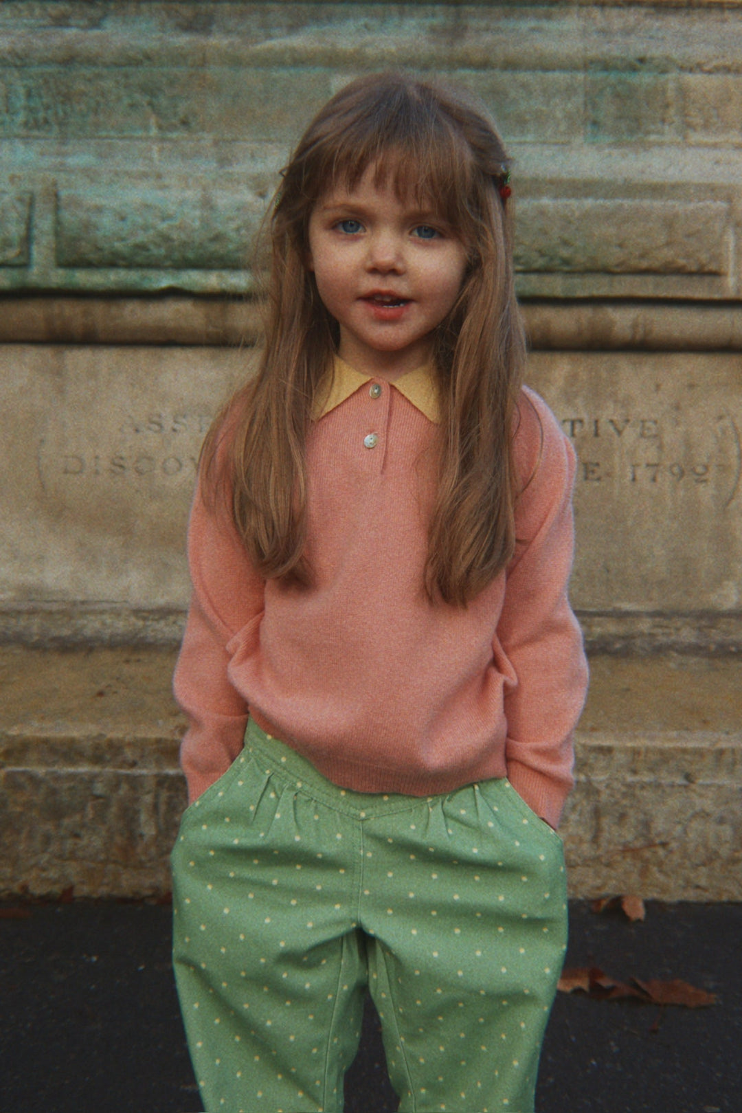 [Konges slojd]Nola Pants GOTS - Dot Pistacchi