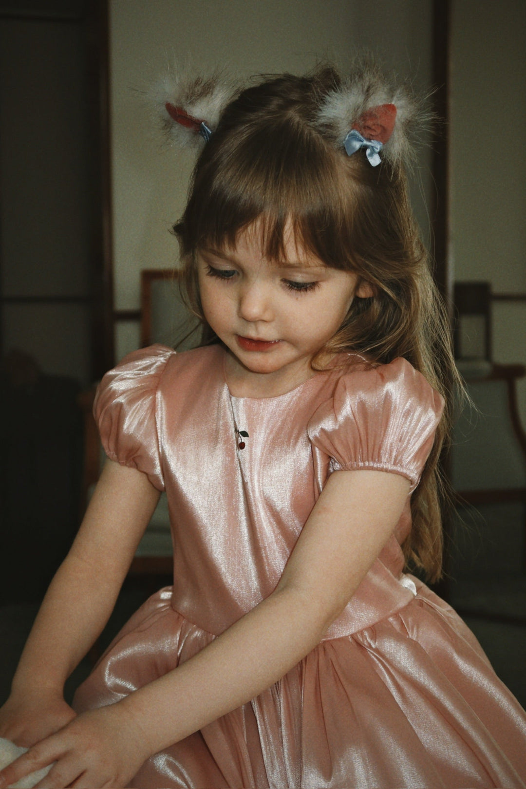 [Konges slojd]Fia Dress GRS - Silver Pink