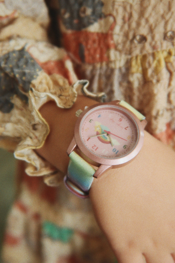 [Konges slojd]Kids Watch Rainbow - Rainbow Glitter