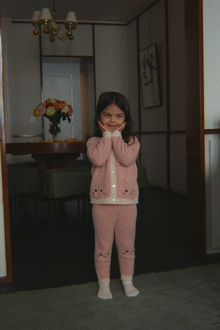 [Konges slojd]Kitty Pants - Silver Pink