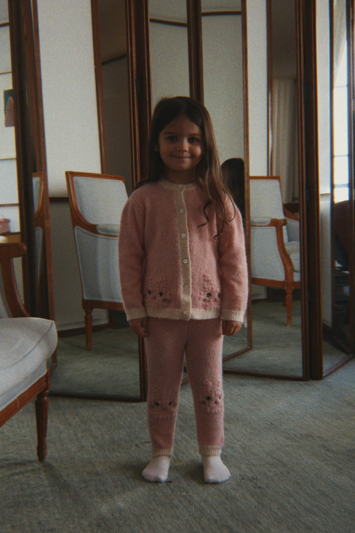 [Konges slojd]Kitty Pants - Silver Pink