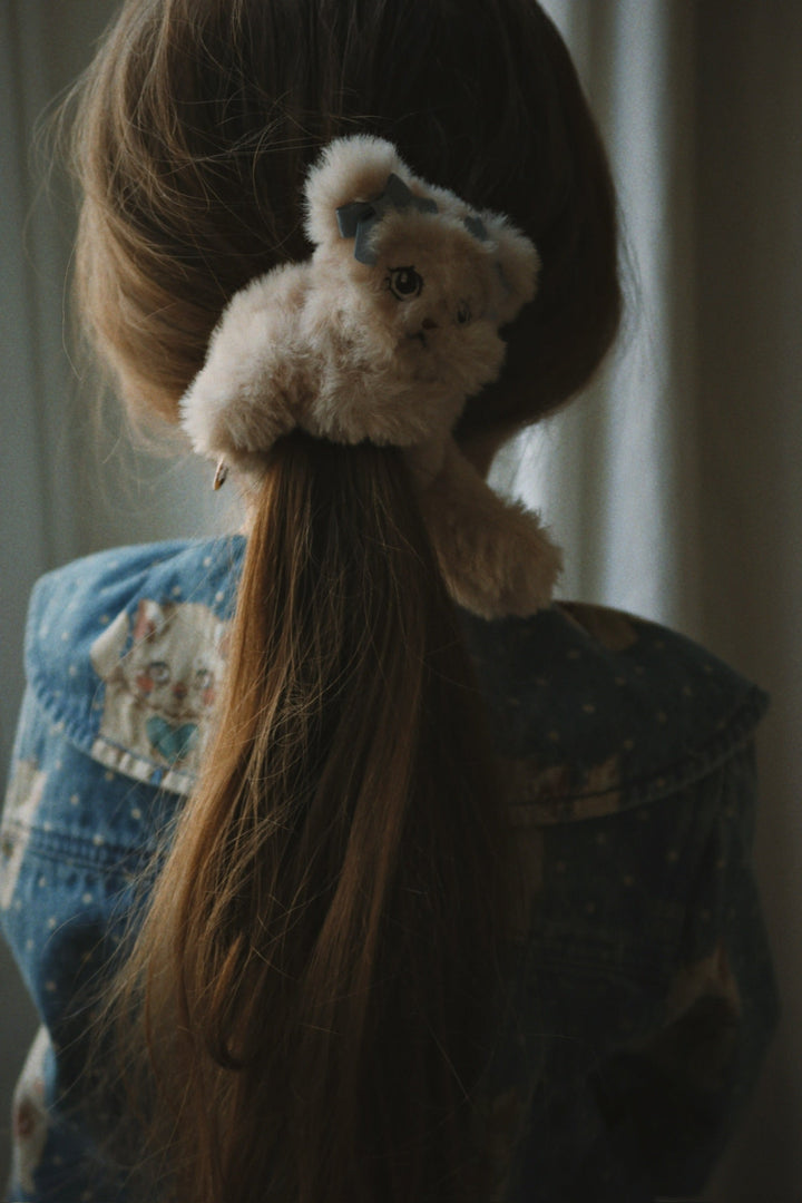 [Konges Slojd]Kitty Furry Hair Elastic - Kitty