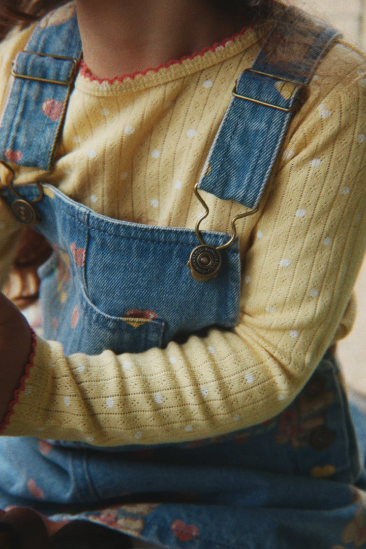 [Konges slojd]Minnie Blose GOTS - Dot Golden