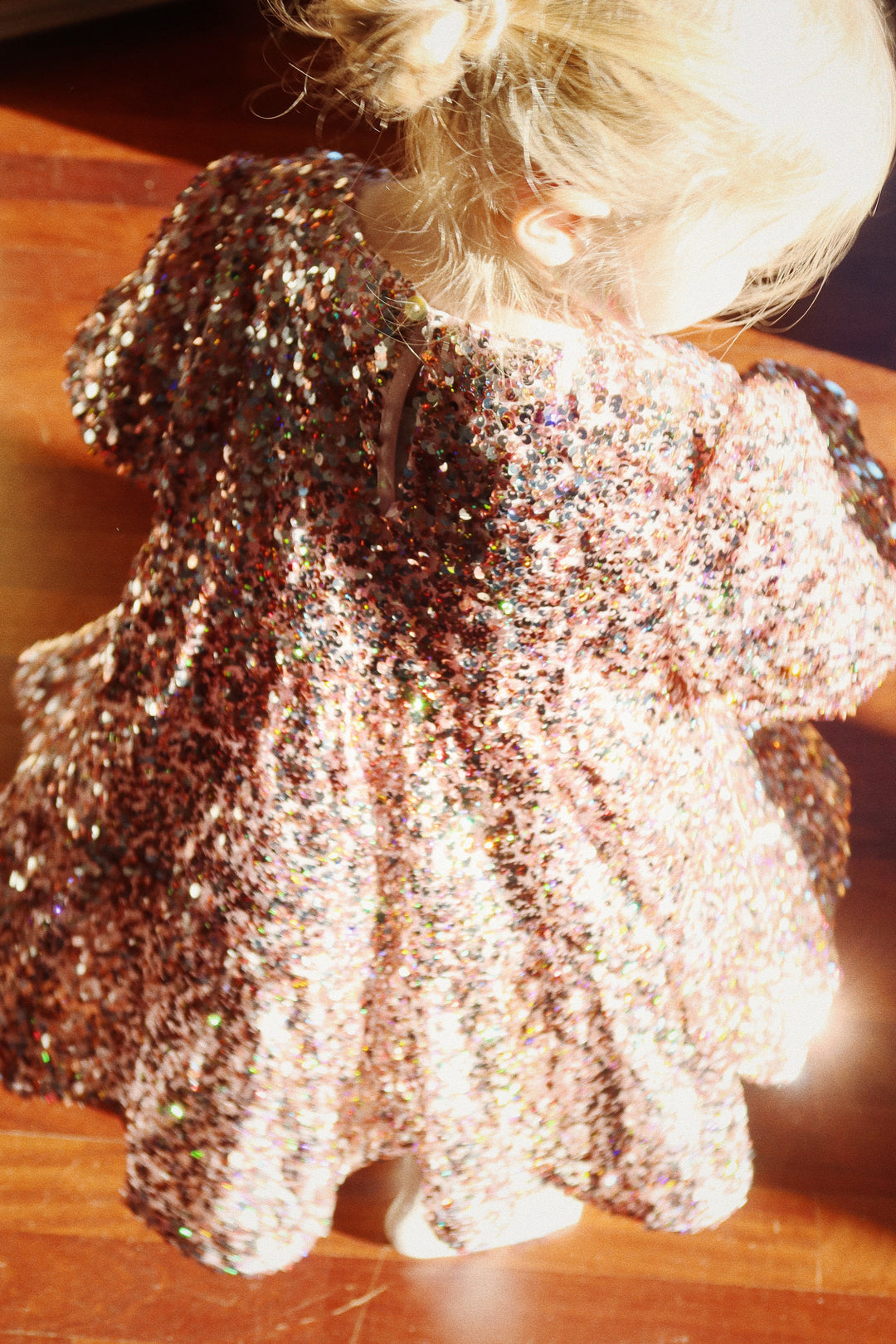 [Konges slojd]Lila Sequins Dress - Grey/Rosa