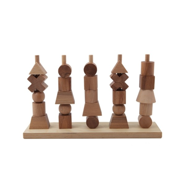 [Wooden Story] Natual Stacking Toy