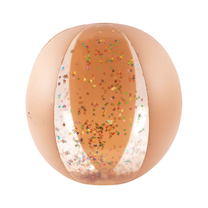 [Konges slojd] Beach Ball Large - Multi Cherry Blush Transparent