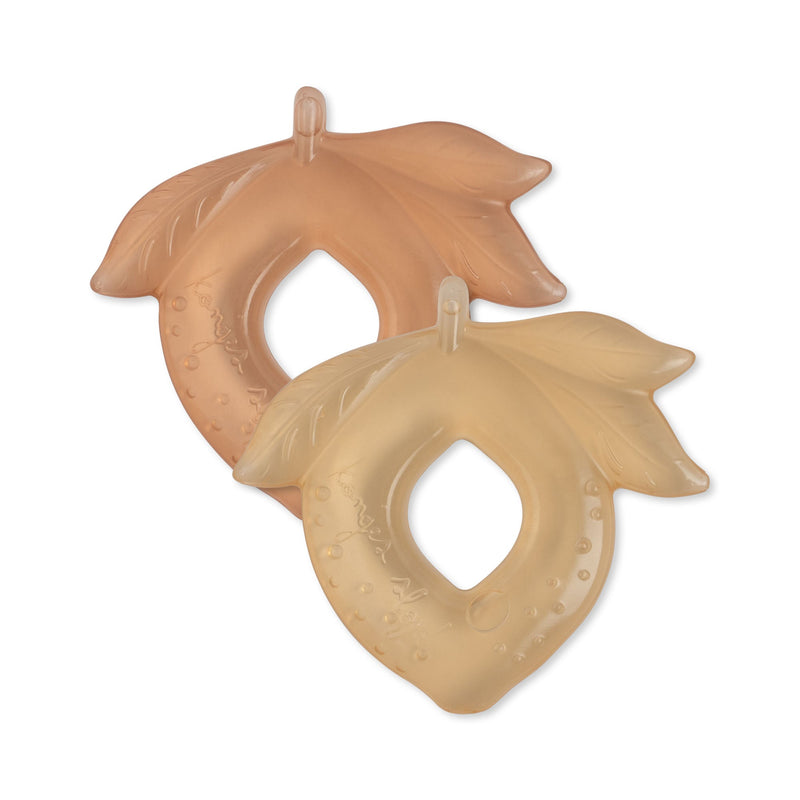 [Konges Slojd] 2Pack Lemon Cooling Teethers - Blush Mix