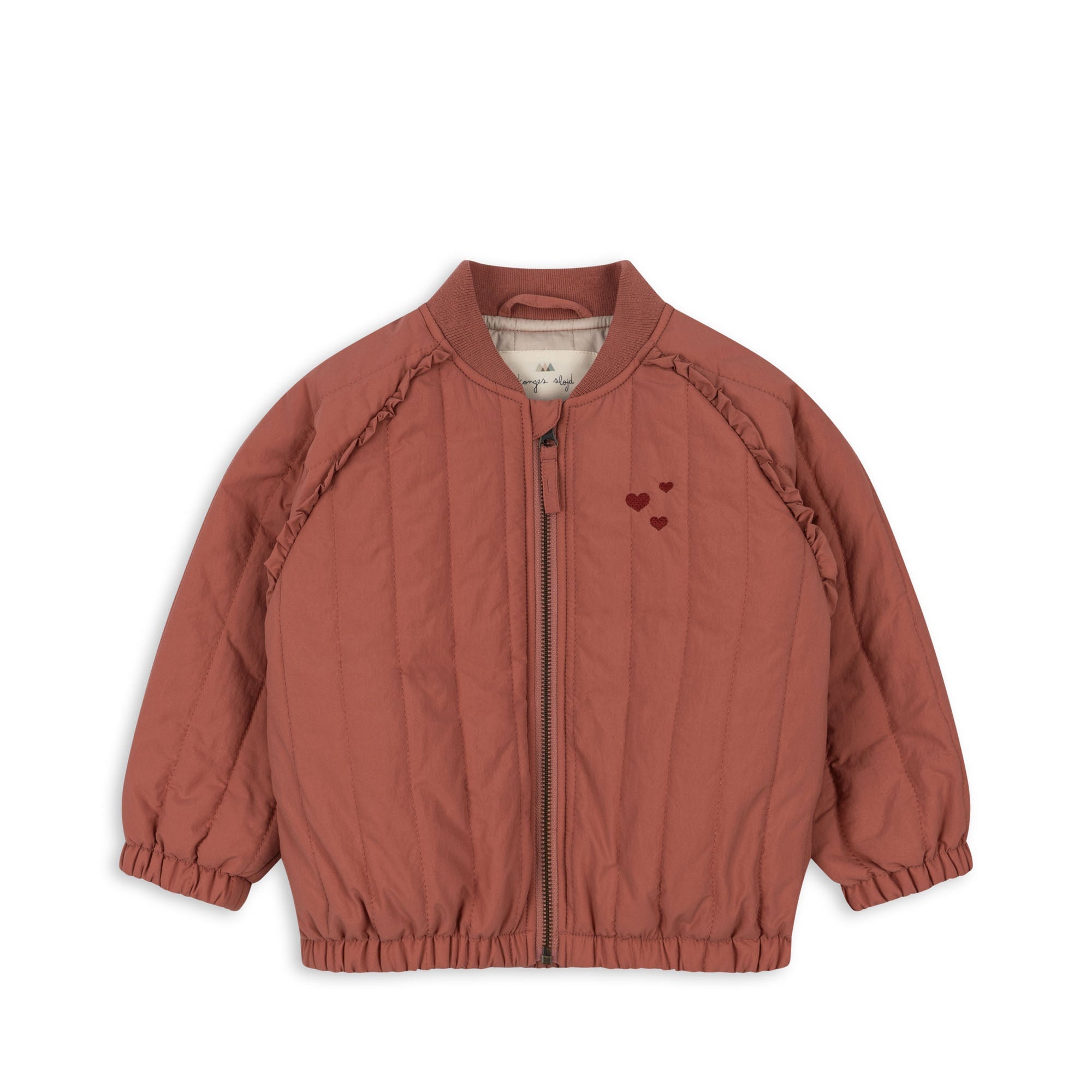 ジャケット・アウター rose frill down jacket sovisoon Konges slojd] Juno Frill Bomber Jacket - Canyon Rose – Happy