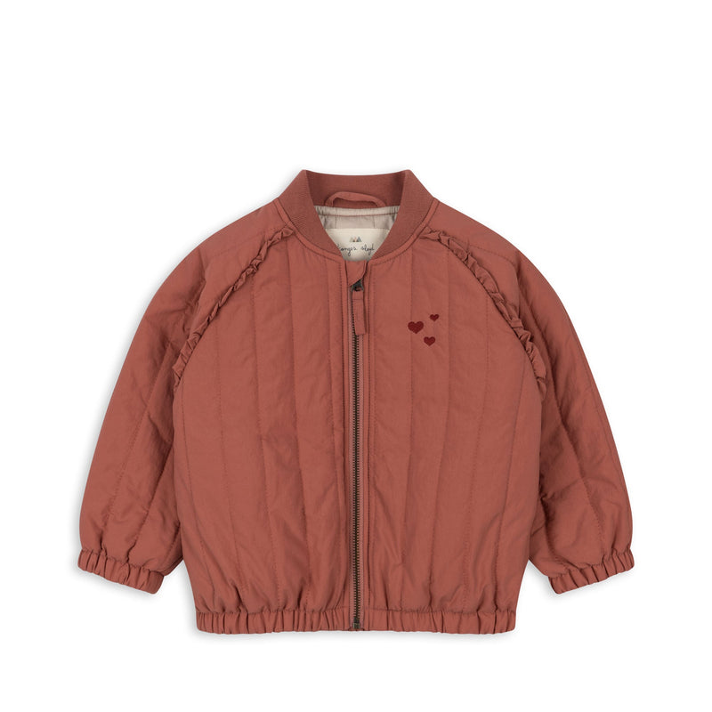 [Konges slojd] Juno Frill Bomber Jacket - Canyon Rose