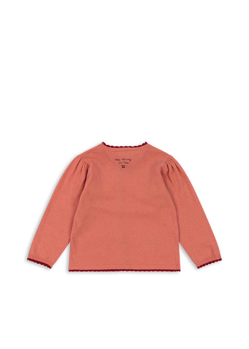 [Konges slojd] Alexa Knit Cardigan - Powder Pink