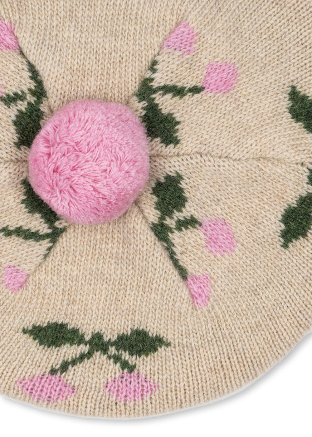 [Konges slojd] Belou Knit Beret - Cherry