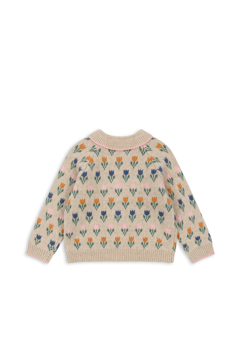 [Konges slojd] Belou Knit Cardigan - Tulipe