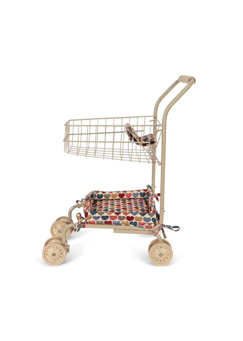 [Konges slojd] Kids Shopping Cart - Coeur Bisous