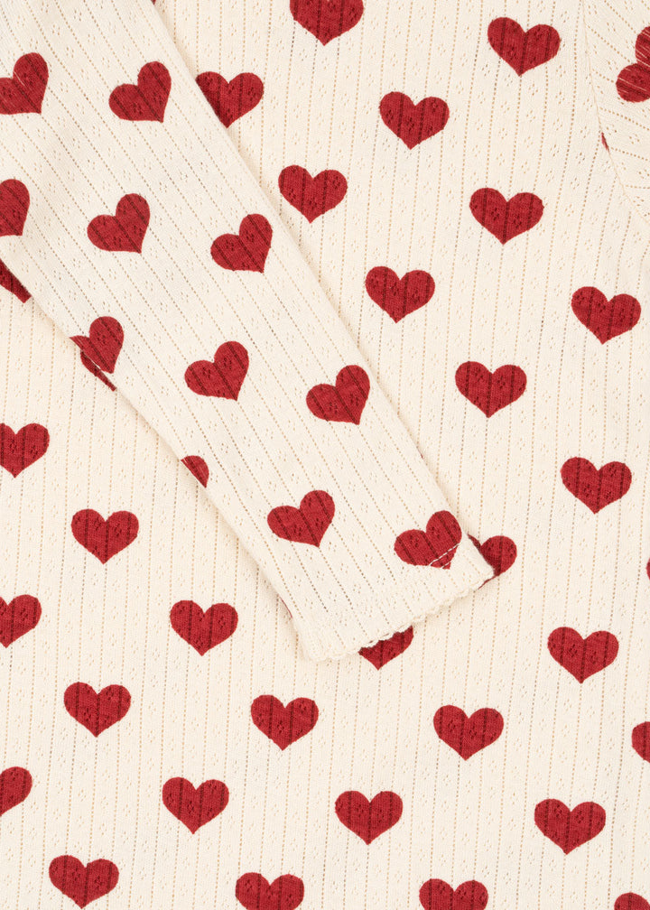 [Konges slojd] Minnie Onesie GOTS - Amour Rouge