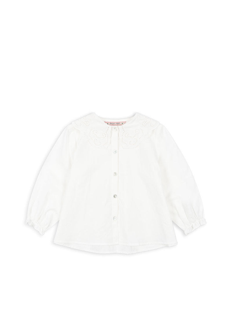 [Konges slojd] Rilo Collar Shirt - Optic White