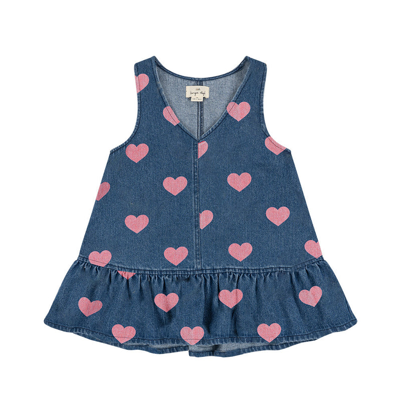 [Konges slojd] Magot Dress GOTS - Bon Coeur Pink