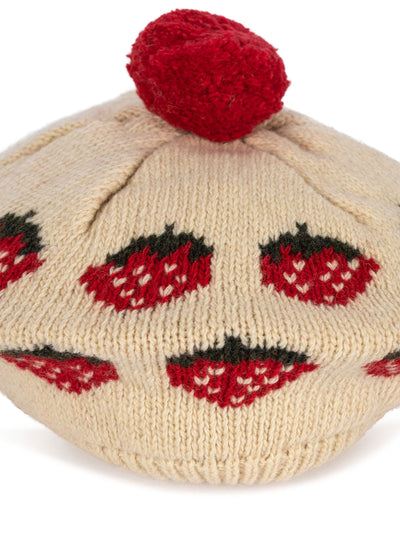 [Konges slojd] Belou Knit Beret - Strawberry